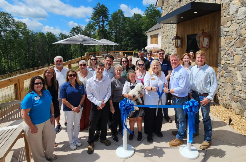 Ribbon cutting for Kerith House