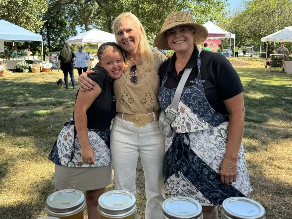 First Lady at market