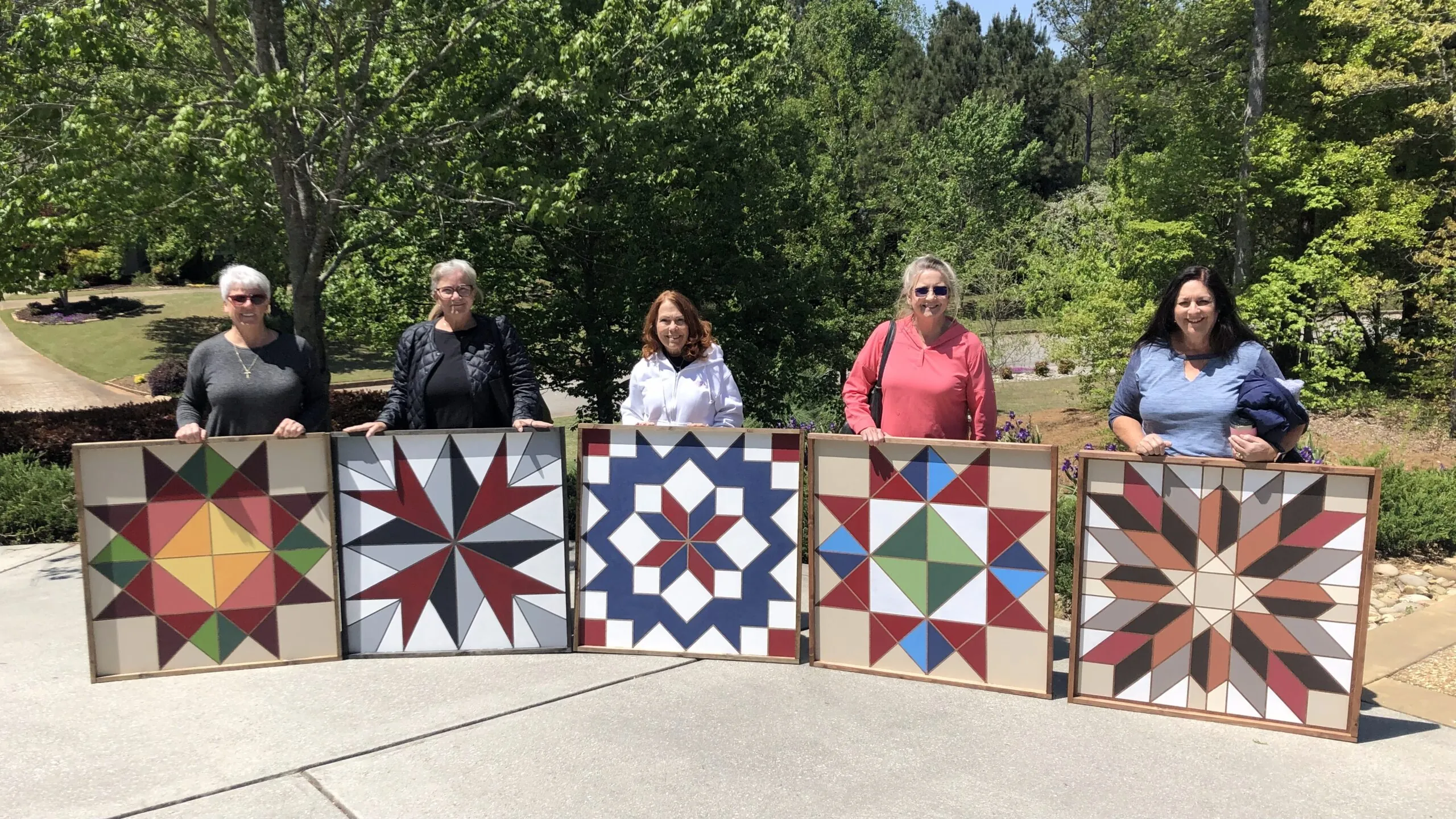 Large Barn Quilt Workshop at Kerith House by Chics With Tools