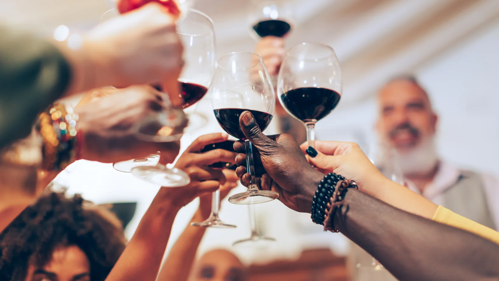 Toasting glasses