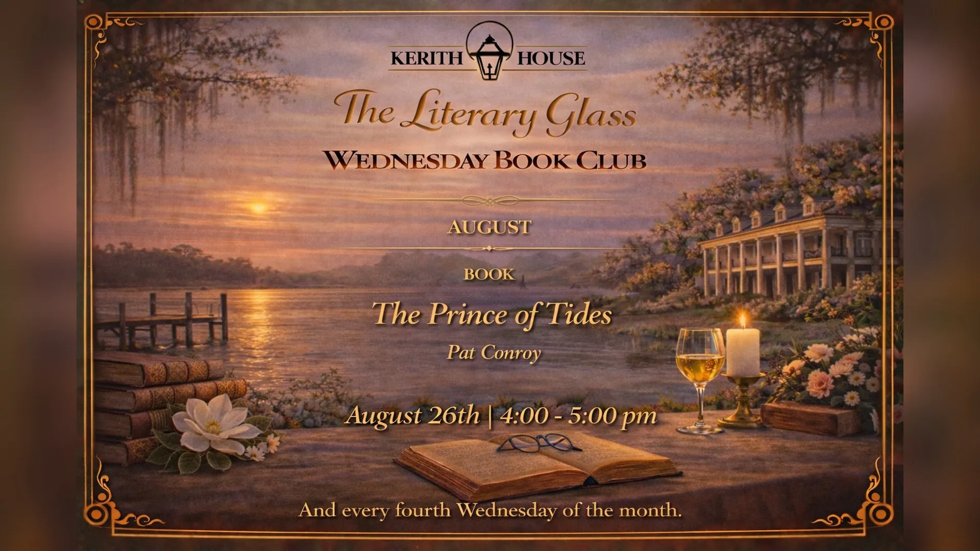 The Literary Glass Book Club The Prince of Tides